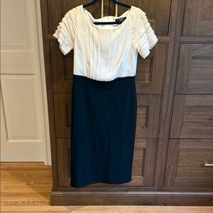 Tadashi Shoji Black and White Dress